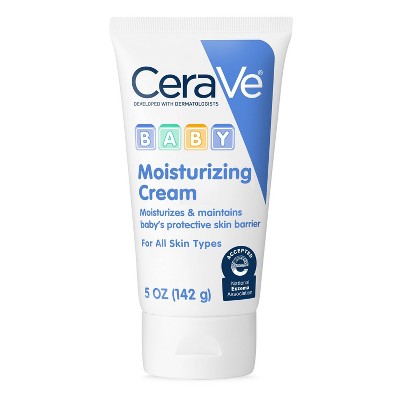 CeraVe Baby Body Gentle Moisturizing Body Cream, Fragrance-Free - 5 fl oz